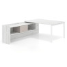 mesa en l 160x225 albo kube mesa con ala pedestal fondo 100cm recto 1