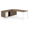 mesa en l 180x160 noce sabi kube mesa con pedestal cajonera fondo 80cm recto 1