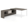 mesa en l 160x225 etna kube mesa con ala pedestal fondo 100cm recto 1