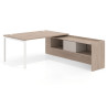mesa en l 160x225 sahara kube mesa con ala pedestal fondo 100cm recto 1