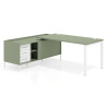 mesa en l 180x160 sauce kube mesa con pedestal cajonera fondo 80cm recto 1
