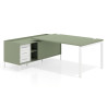 mesa en l 200x200 sauce kube mesa con pedestal cajonera fondo 100cm recto 1