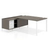 mesa en l 200x200 etna kube mesa con pedestal cajonera fondo 100cm recto 1