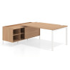 mesa en l 200x200 siroco kube mesa con pedestal estantes fondo 100cm recto 1