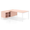 mesa en l 200x200 rosa nube kube mesa con pedestal estantes fondo 100cm recto 1