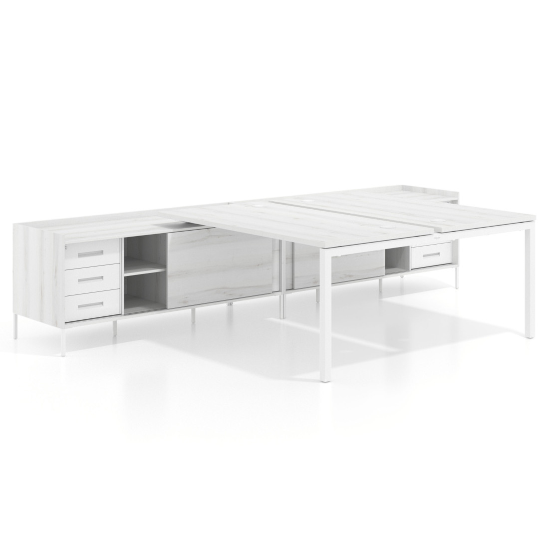 mesa en l 180x166 albo kube mesa multipuesto con cajonera recto 1