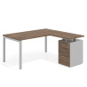 mesa en l 140x150 noce sabi kube mesa con ala fondo 80 ala corta frontales melamina recto 1