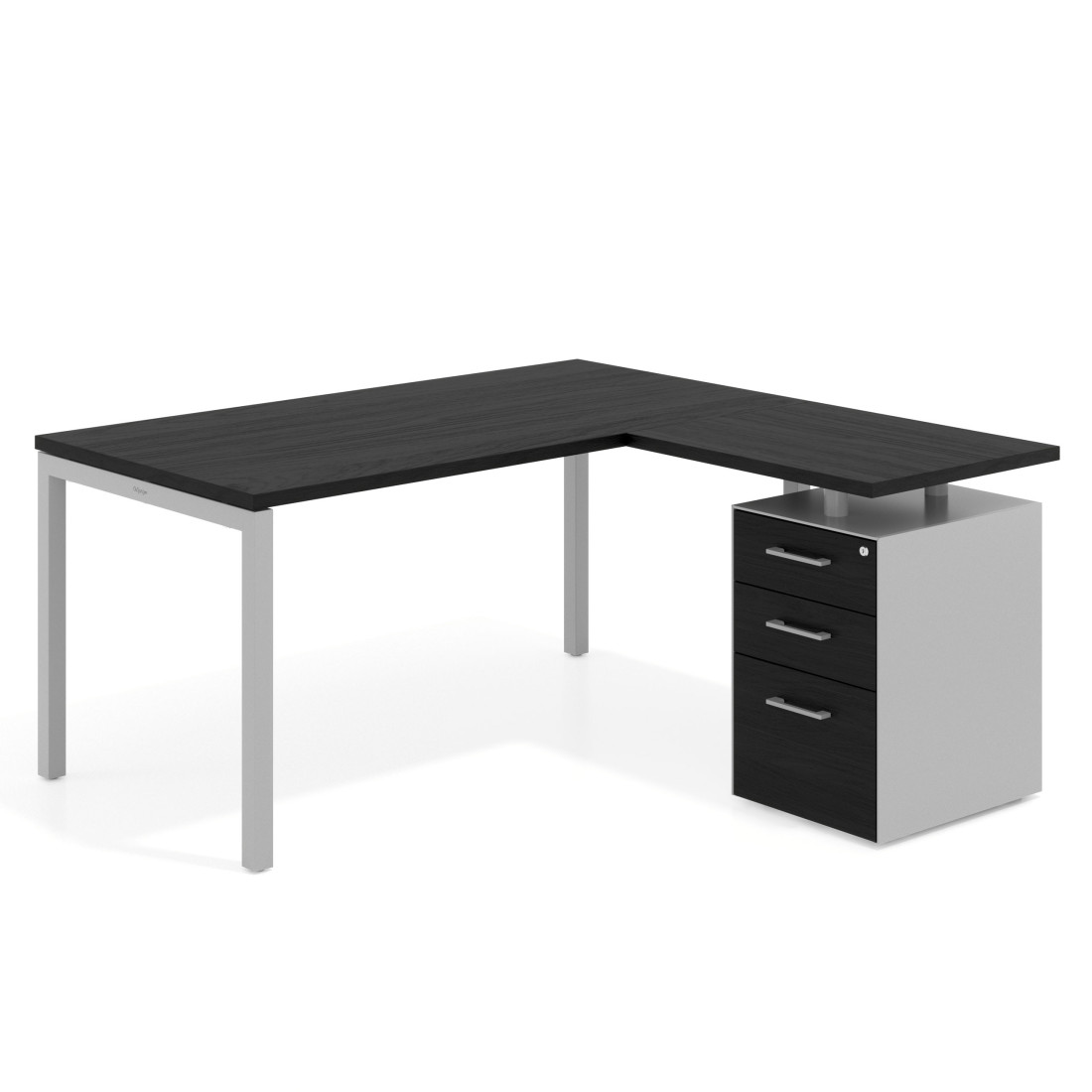 mesa en l 140x150 bocamina kube mesa con ala fondo 80 ala corta frontales melamina recto 1