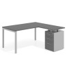 mesa en l 180x150 gris tormenta kube mesa con ala fondo 80 ala corta frontales melamina recto 1