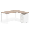 mesa en l 140x150 sahara kube mesa con ala fondo 80 ala corta frontales metal recto 1