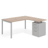 mesa en l 140x150 sahara kube mesa con ala fondo 80 ala corta frontales metal recto 1