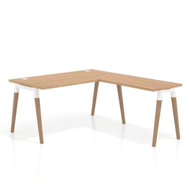 Mesa de oficina 80cm con ala