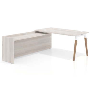 Colecci&oacute;n Mesa de oficina 80cm con ala larga Work