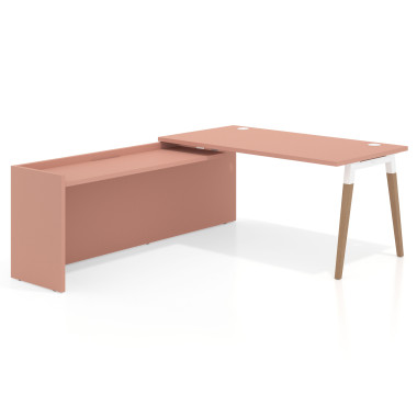 Mesa de oficina 80cm con ala larga Work