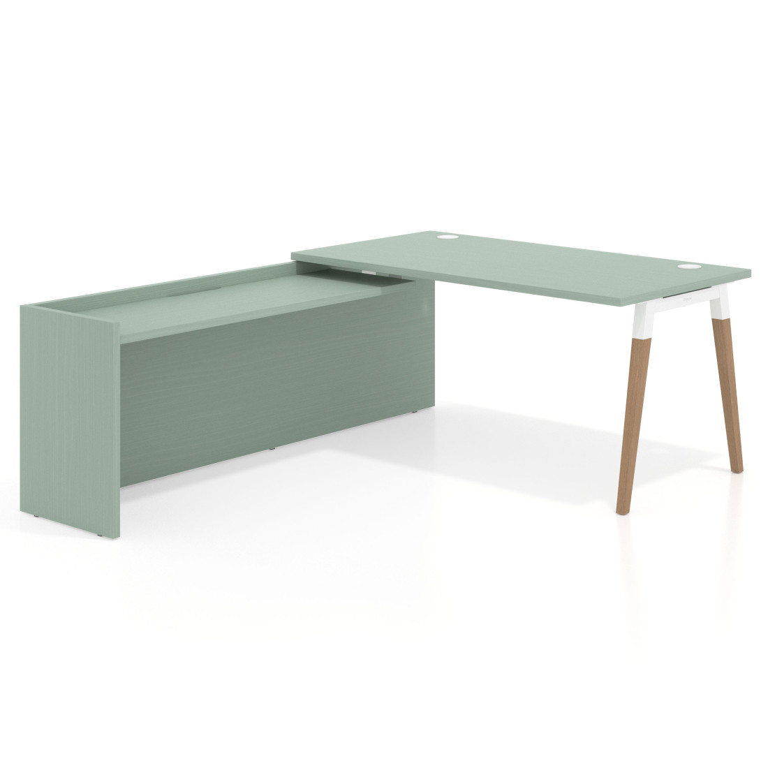 mesa en l 140x205 iris arki mesa de oficina 80cm con ala larga work recto 1
