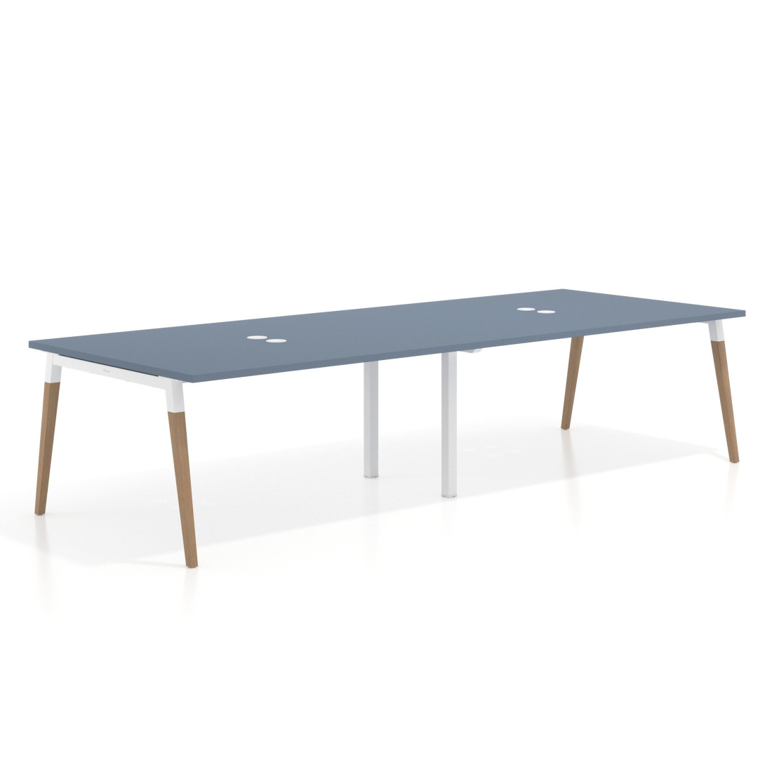 mesa reuniones 240x126 azul talco arki mesa coworking fondo 126cm recto 1