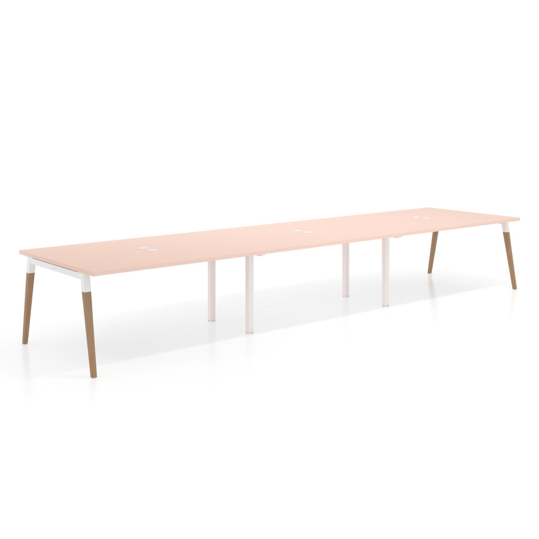 mesa reuniones 480x126 rosa nube arki mesa coworking fondo 126cm recto 1