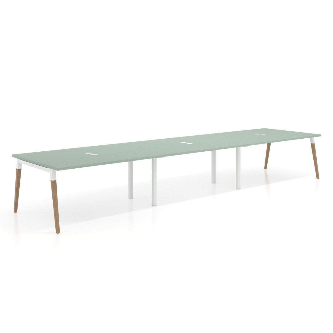 mesa reuniones 360x126 iris arki mesa coworking fondo 126cm recto 1
