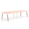 mesa reuniones 220x126 rosa nube arki mesa coworking fondo 126cm curvo 1