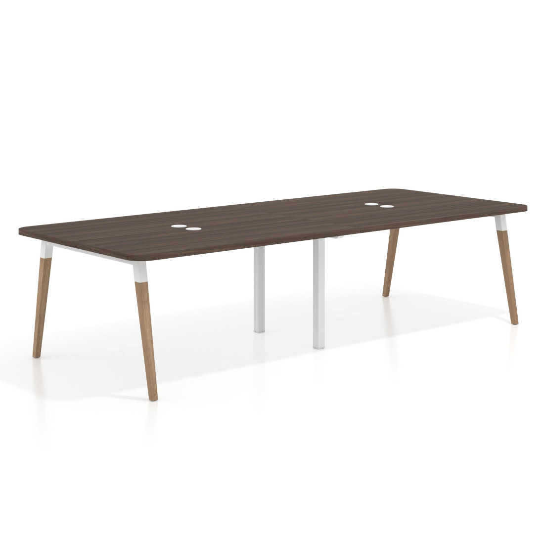 mesa reuniones 220x126 mistral arki mesa coworking fondo 126cm curvo 1