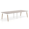 mesa reuniones 220x126 rayado coco arki mesa coworking fondo 126cm curvo 1