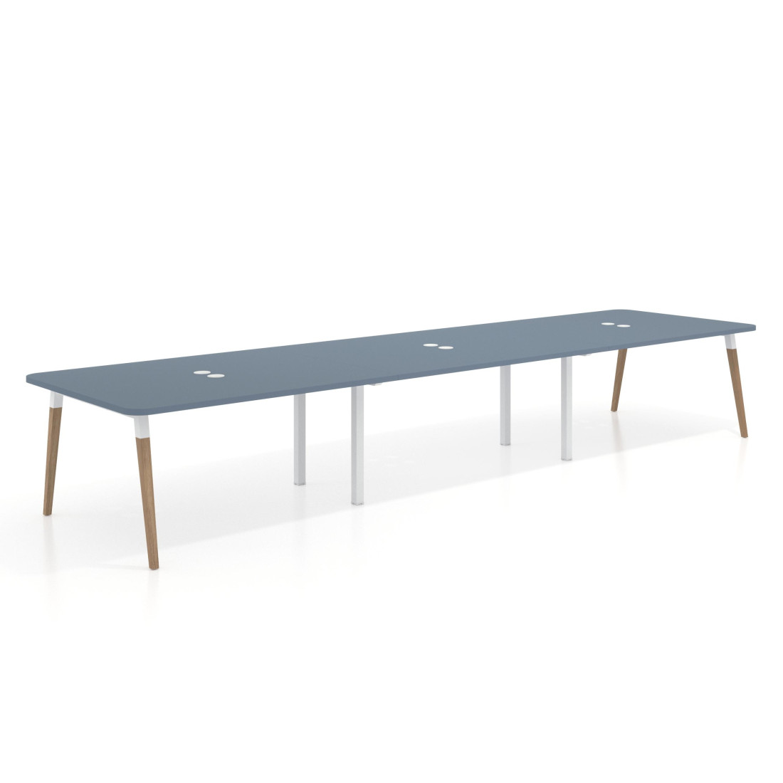 mesa reuniones 460x126 azul talco arki mesa coworking fondo 126cm curvo 1