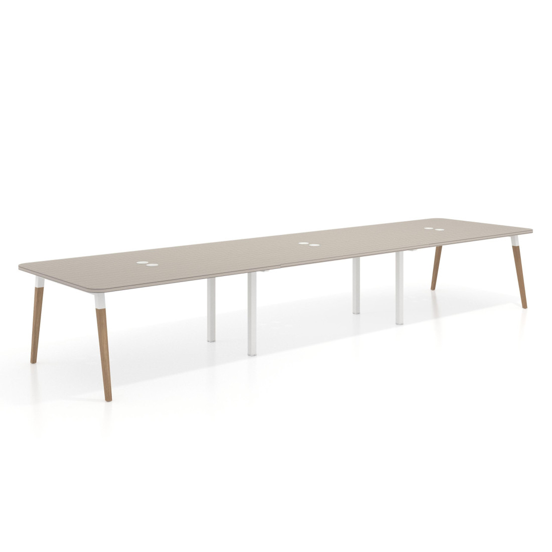 mesa reuniones 520x126 rayado coco arki mesa coworking fondo 126cm curvo 1