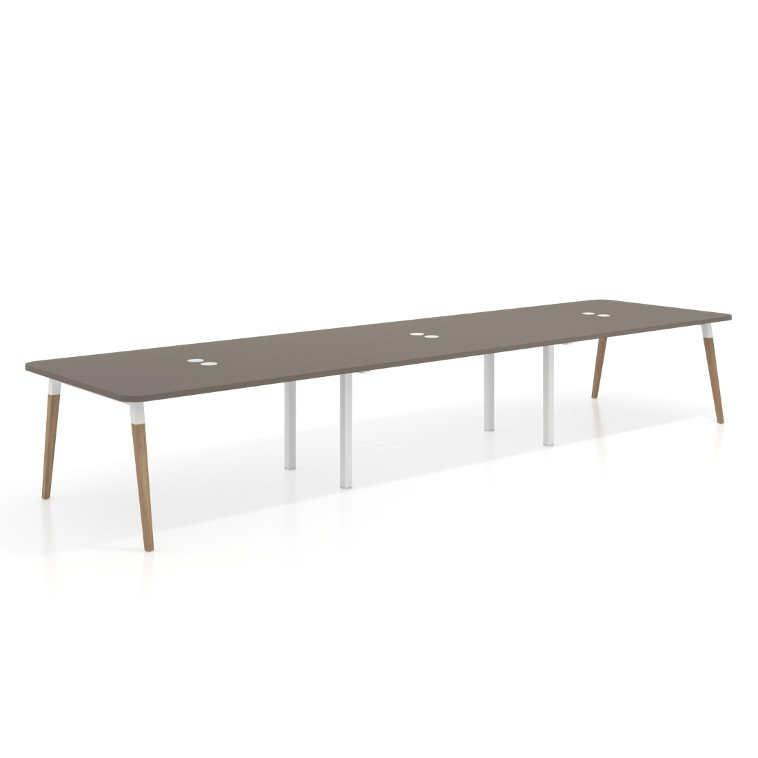 mesa reuniones 340x126 etna arki mesa coworking fondo 126cm curvo 1