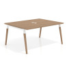 mesa reuniones 120x126 rayado natural arki mesa coworking fondo 126cm recto 1