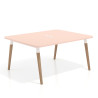 mesa reuniones 120x126 rosa nube arki mesa coworking fondo 126cm curvo 1