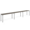 mesa multipuesto 300x50 etna kube mesa progresiva triple fondo 50cm recto 1