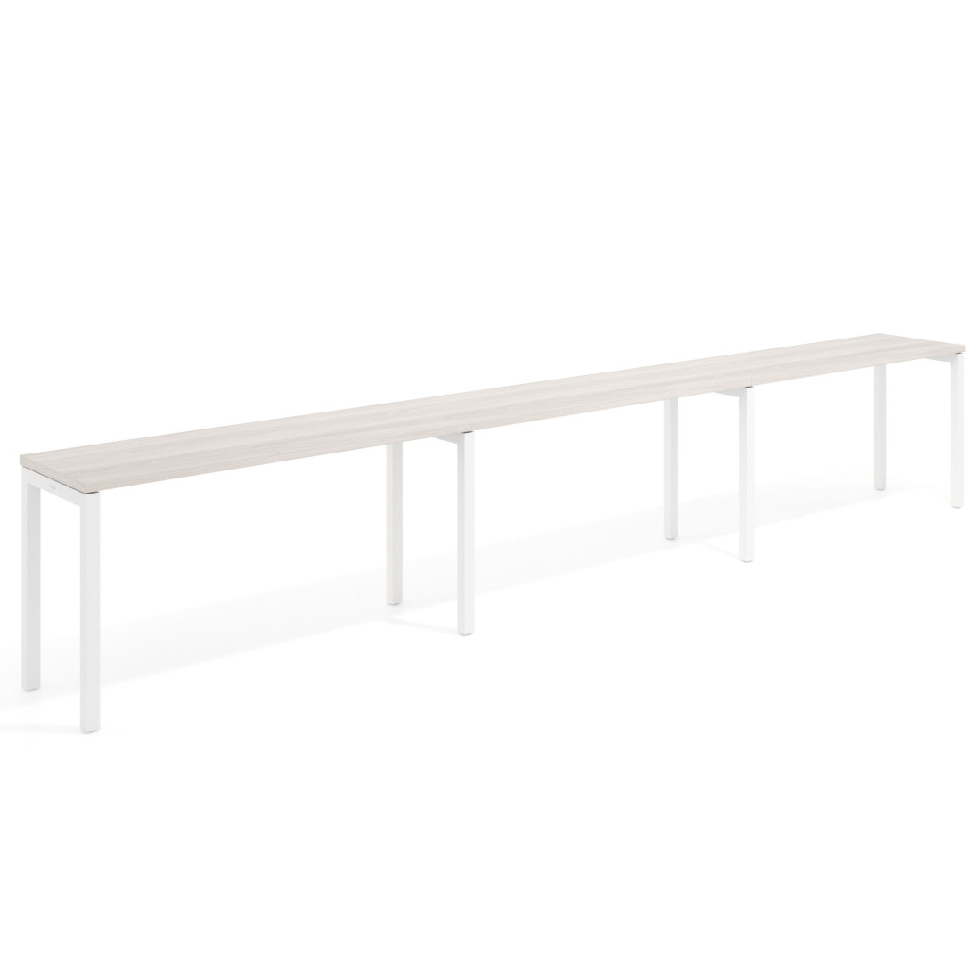 mesa multipuesto 300x50 california kube mesa progresiva triple fondo 50cm recto 1