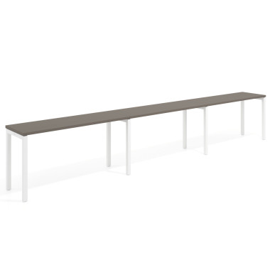 Mesa progresiva triple, fondo 50cm