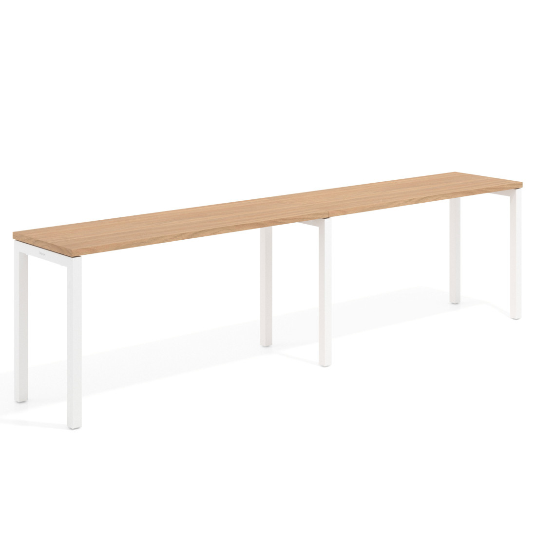 mesa multipuesto 200x50 siroco kube mesa progresiva doble fondo 50cm recto 1