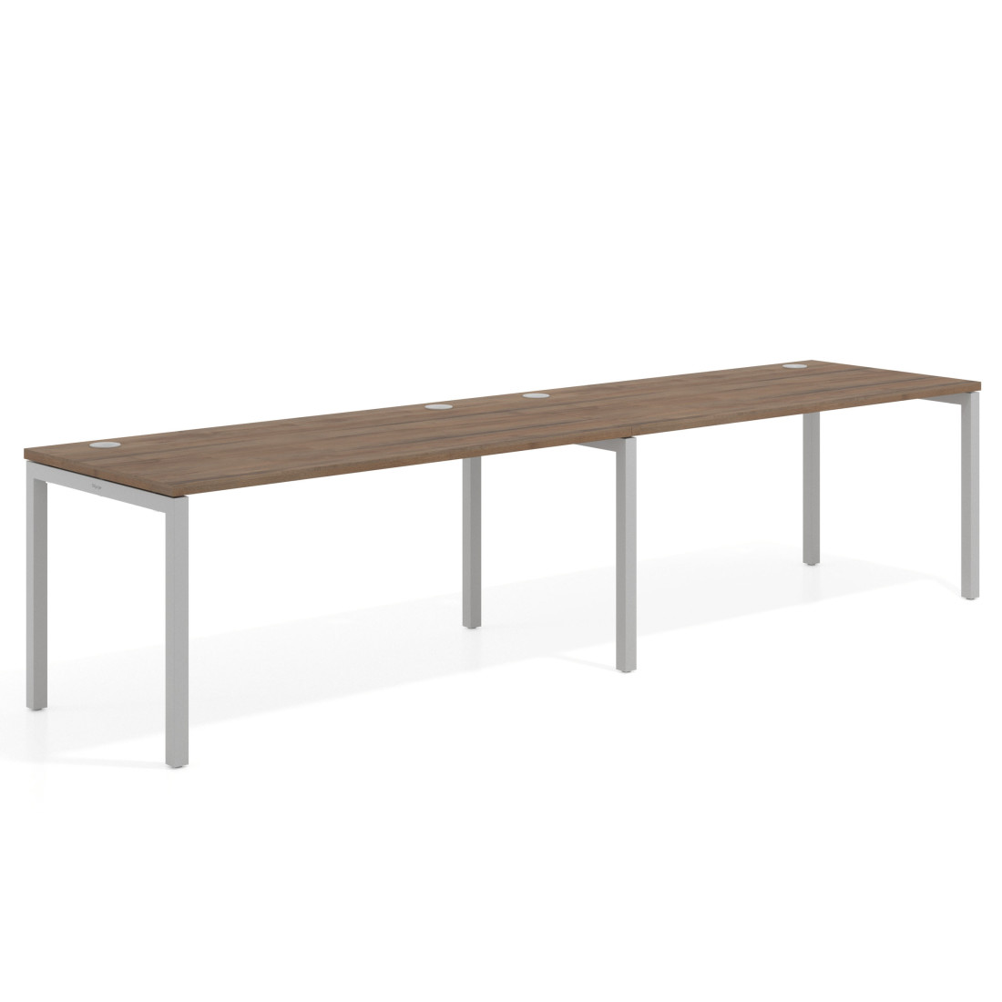 mesa multipuesto 160x80 noce sabi kube mesa progresiva doble fondo 80cm recto 1