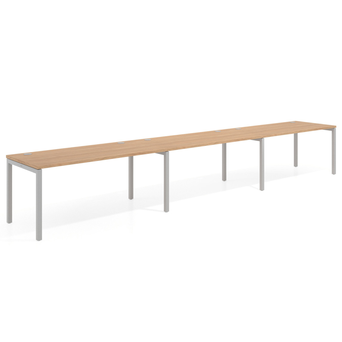 mesa multipuesto 300x80 siroco kube mesa progresiva triple fondo 80cm recto 1