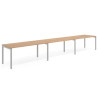mesa multipuesto 300x80 siroco kube mesa progresiva triple fondo 80cm recto 1