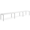 mesa multipuesto 420x80 albo kube mesa progresiva triple fondo 80cm recto 1