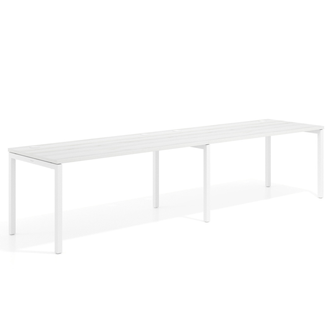 mesa multipuesto 200x80 albo kube mesa progresiva doble fondo 80cm recto 1