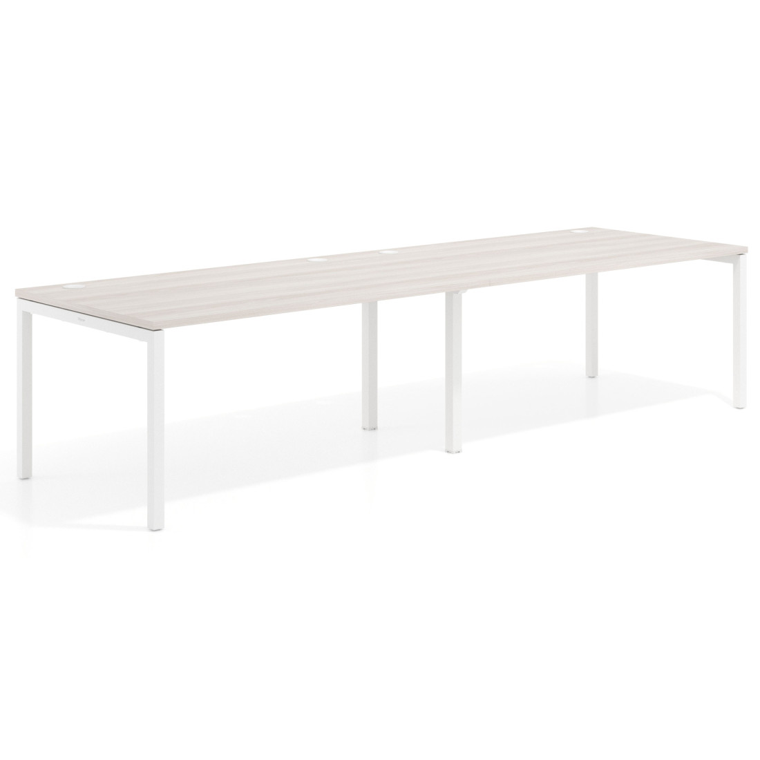 mesa multipuesto 200x100 california kube mesa progresiva doble fondo 100cm recto 1