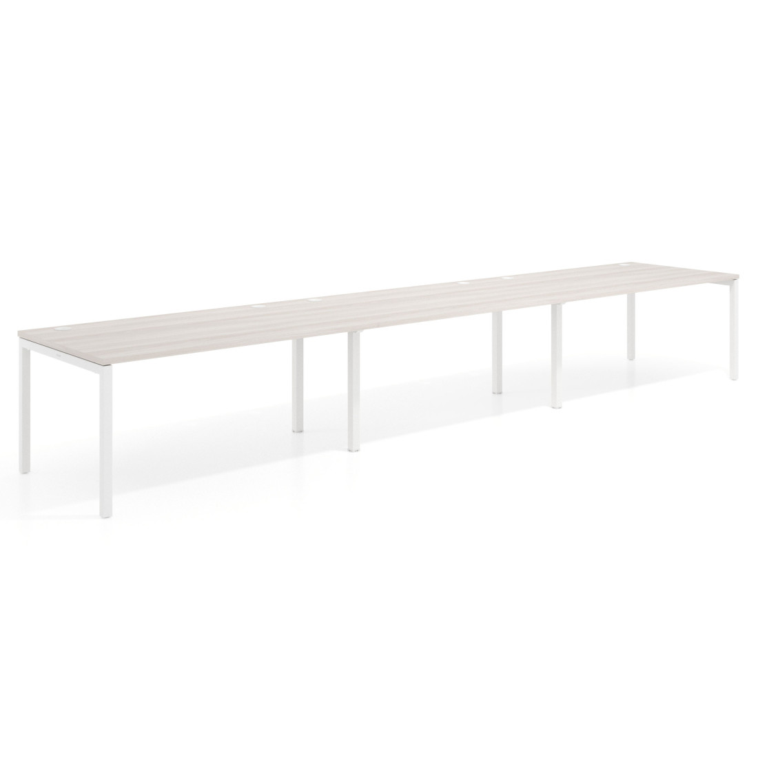 mesa multipuesto 300x100 california kube mesa progresiva triple fondo 100cm recto 1