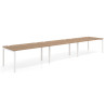 mesa multipuesto 480x100 naturale kube mesa progresiva triple fondo 100cm recto 1