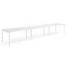 mesa multipuesto 300x100 albo kube mesa progresiva triple fondo 100cm recto 1