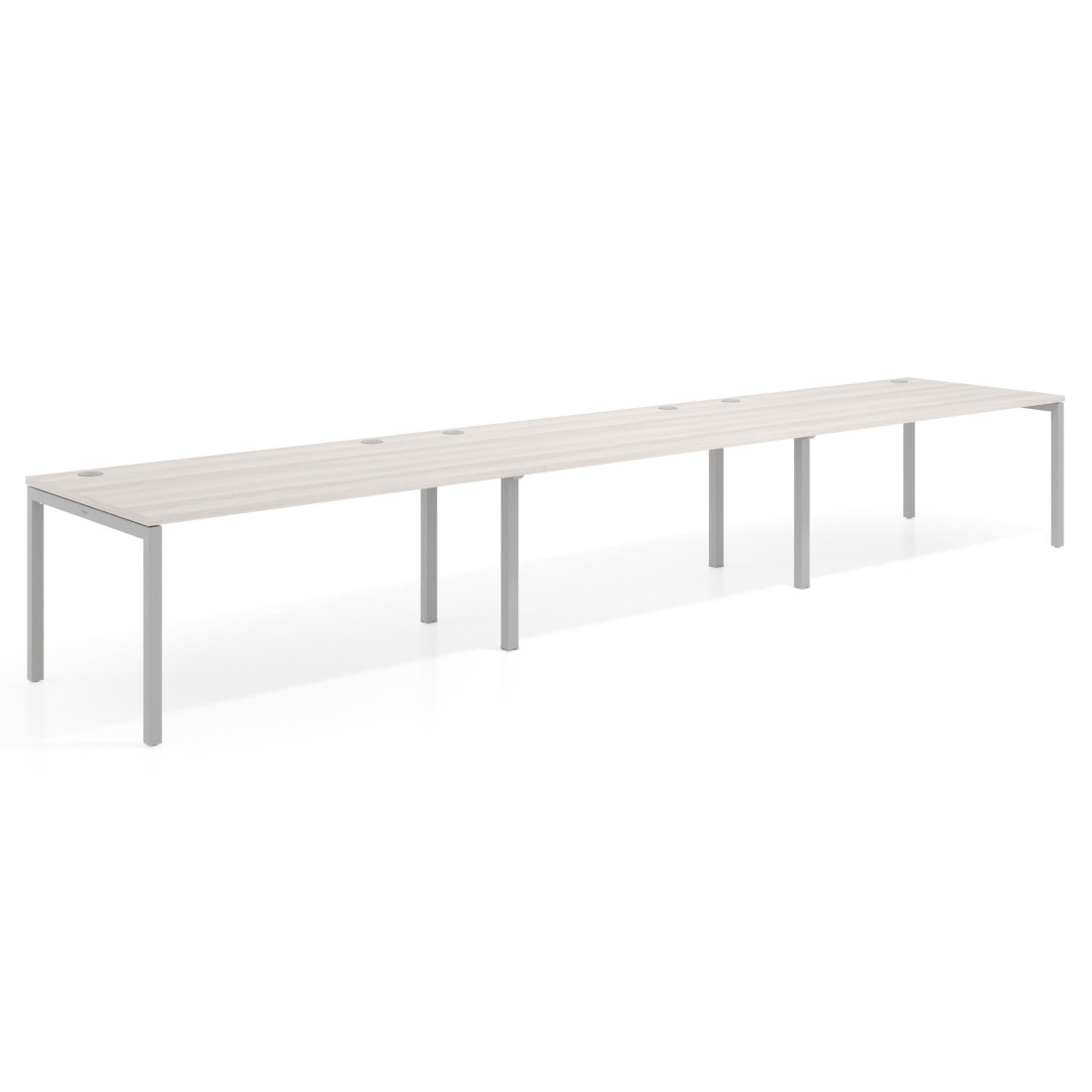 mesa multipuesto 300x100 california kube mesa progresiva triple fondo 100cm recto 1