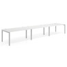 mesa multipuesto 420x100 albo kube mesa progresiva triple fondo 100cm recto 1