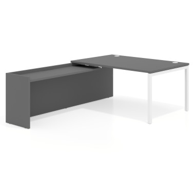 Mesa con ala fondo 100cm