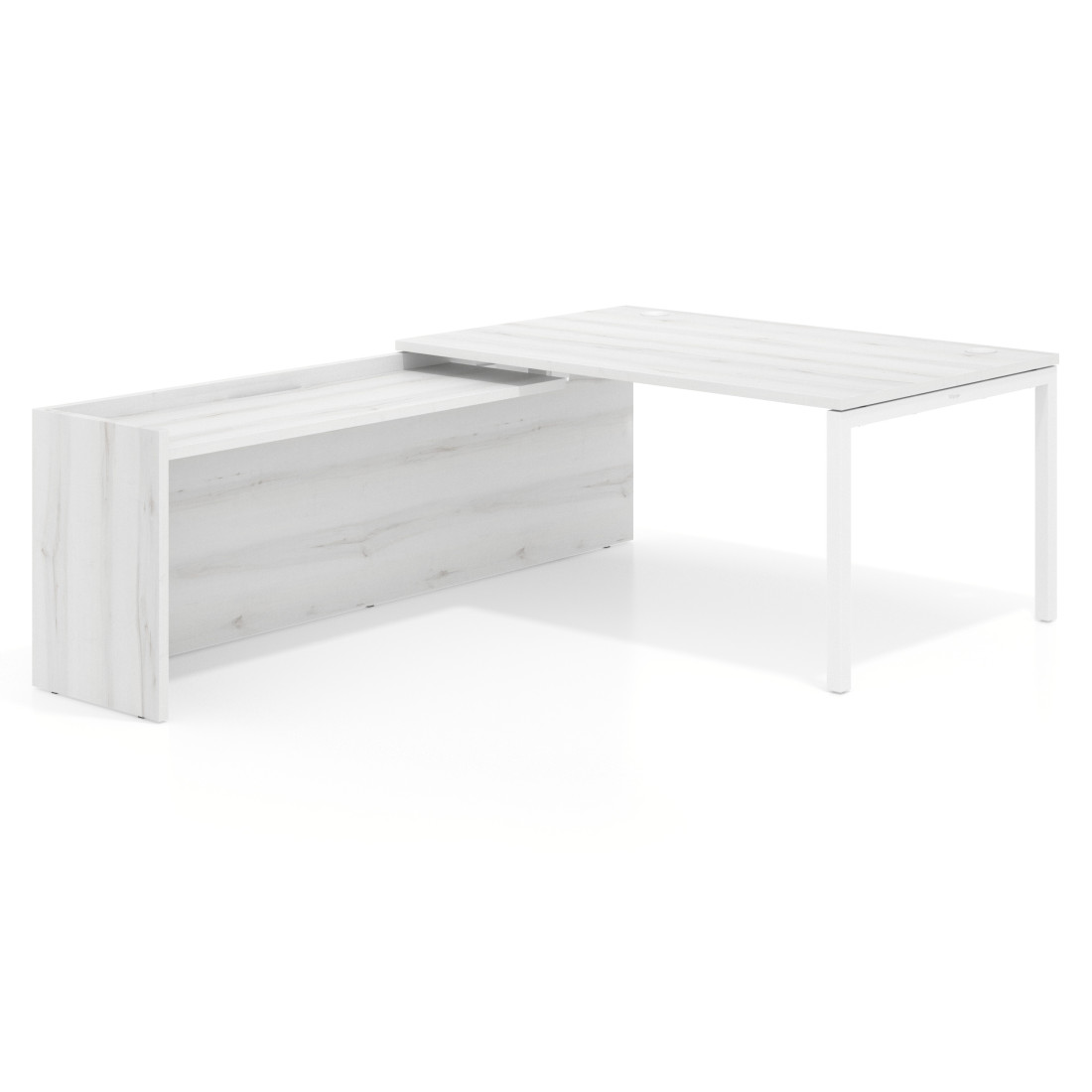 mesa en l 200x225 albo kube mesa con ala fondo 100cm recto 1