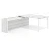 mesa en l 160x225 albo kube mesa con ala fondo 100cm recto 1