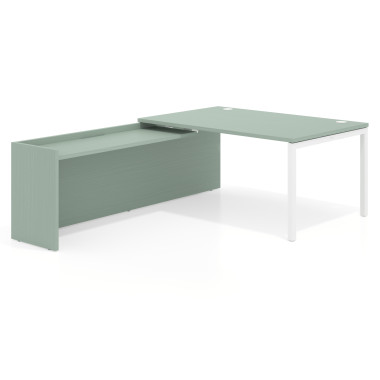 Mesa con ala fondo 100cm