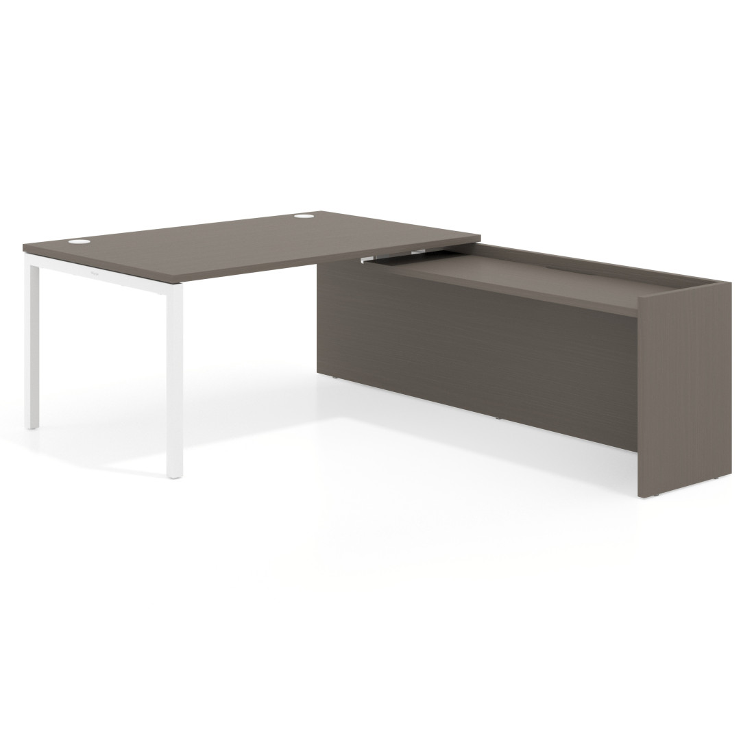 mesa en l 160x225 etna kube mesa con ala fondo 100cm recto 1